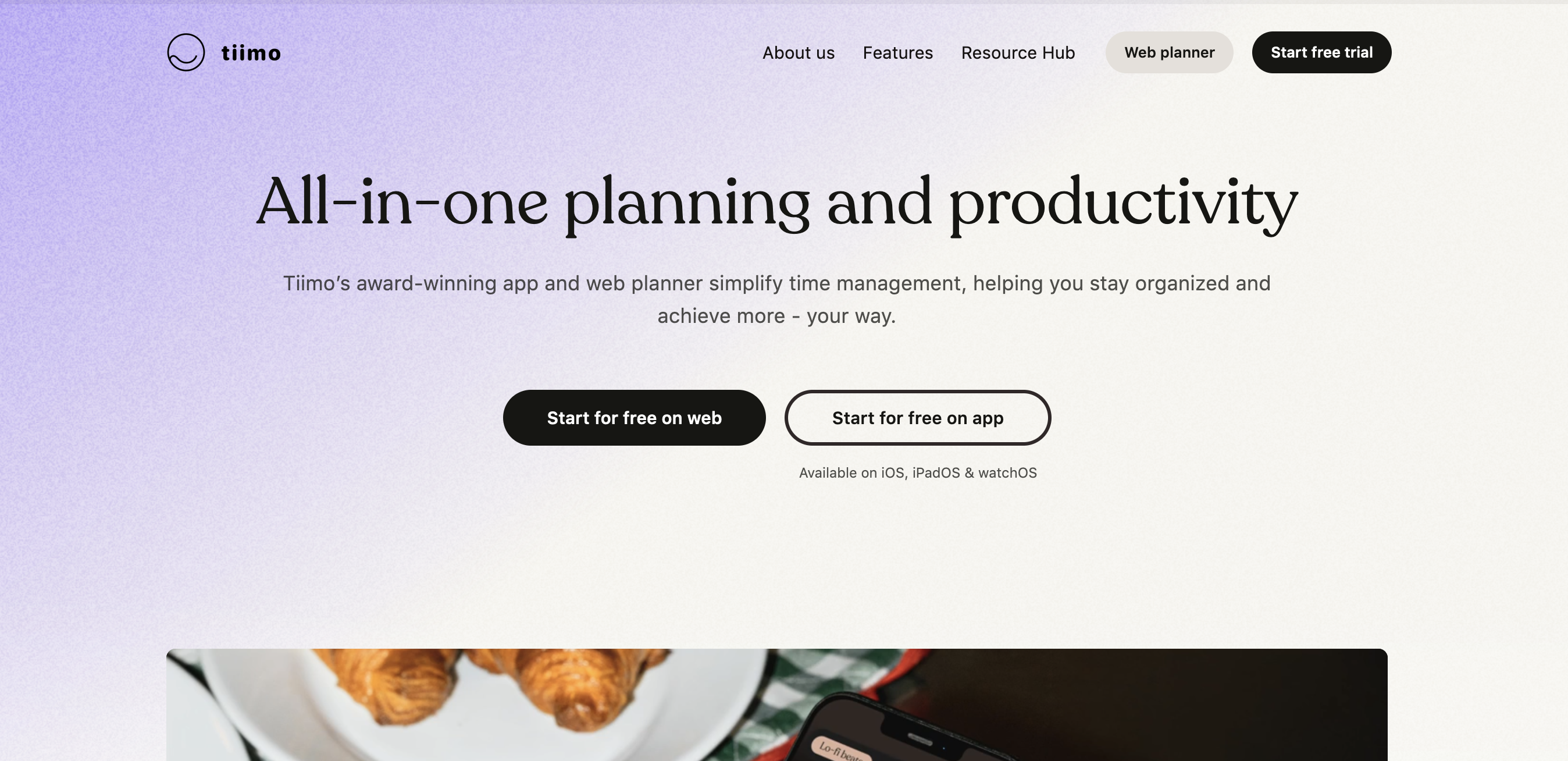 Valón suosittellut sovellukset - Tiimo
